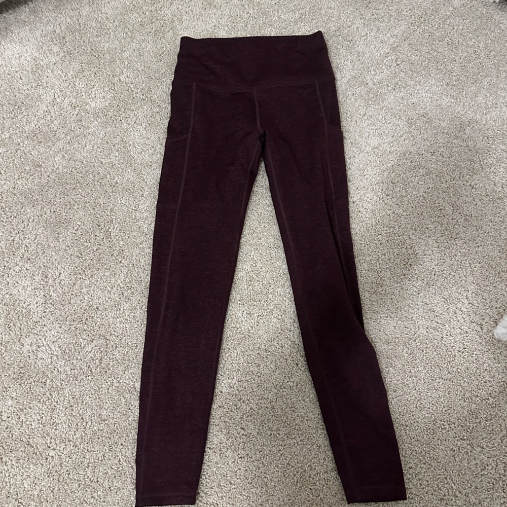 Aerie Burgundy Leggings